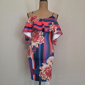 Floral Off-Shoulder Dress